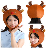 Accessoire Bonnet de Renne au Nez Rouge de Noël Femme
