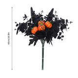 Accessoire Bouquet de Feuilles d'Érable Simulées Ornements de Décoration d'Halloween