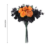 Accessoire Bouquet de Feuilles d'Érable Simulées Ornements de Décoration d'Halloween