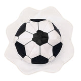 Accessoire Casquette de Football de la Coupe du Monde Noire et Blanche Adulte