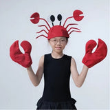 Accessoire Chapeau de Crabe Rouge Enfant pour Halloween