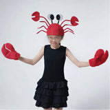 Accessoire Chapeau de Crabe Rouge Enfant pour Halloween