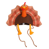 Accessoire Chapeau de Dinde Marron Adulte pour Thanksgiving