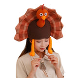 Accessoire Chapeau de Dinde Marron Adulte pour Thanksgiving