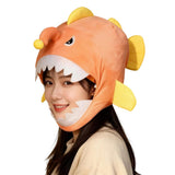 Accessoire Chapeau de Poisson-Lanterne Orange Adulte pour Halloween