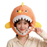 Accessoire Chapeau de Poisson-Lanterne Orange Adulte pour Halloween
