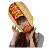Accessoire Chapeau en Forme de Pain à Hot-Dog Adulte pour Halloween