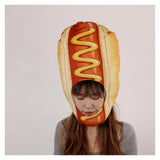 Accessoire Chapeau en Forme de Pain à Hot-Dog Adulte pour Halloween