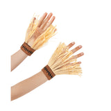 Accessoire Epouvantail Bandeau et Gants Marron