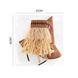 Accessoire Epouvantail Bandeau et Gants Marron