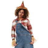 Accessoire Epouvantail Bandeau et Gants Marron