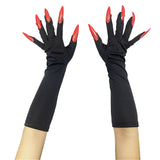 Accessoire Gants à Ongles Longs de Vampire pour Halloween Carnaval