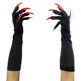 Accessoire Gants à Ongles Longs de Vampire pour Halloween Carnaval