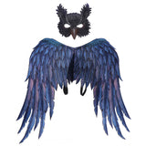 Accessoire Hibou Masque+Ailes Ensemble pour Halloween Carnaval