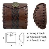 Accessoire Petit Sac Carré Médiéval Style Viking Nordique