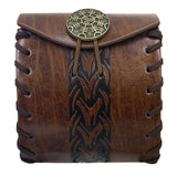 Accessoire Petit Sac Carré Médiéval Style Viking Nordique