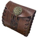 Accessoire Petit Sac Carré Médiéval Style Viking Nordique