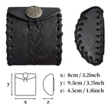 Accessoire Petit Sac Carré Médiéval Style Viking Nordique