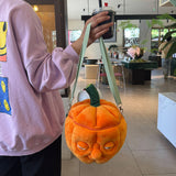 Accessoire Sac Bandoulière Citrouille pour Halloween Carnaval