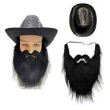 Accessoires Adulte Chapeau de Jazz+Barbe pour Halloween Carnaval