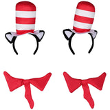 Accessoires Le Chat Chapeauté Serre-tête+Noeud Pour Halloween Carnaval