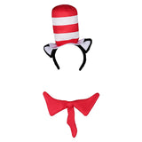 Accessoires Le Chat Chapeauté Serre-tête+Noeud Pour Halloween Carnaval