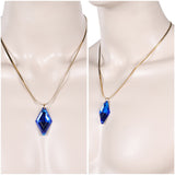 Accessorie Collier en Acrylique Bleu
