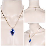 Accessorie Collier en Acrylique Bleu