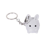 Accessorie Porte-clé Figurine Lapin Gris