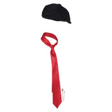 Accessorie Tommy Shelby The Immortal Man(2026) Film Chapeau Noir et Cravate Rouge Homme