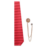 Accessorie Tommy Shelby The Immortal Man(2026) Film Chapeau Noir et Cravate Rouge Homme