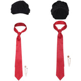 Accessorie Tommy Shelby The Immortal Man(2026) Film Chapeau Noir et Cravate Rouge Homme