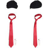 Accessorie Tommy Shelby The Immortal Man(2026) Film Chapeau Noir et Cravate Rouge Homme