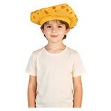 Adulte & Enfant Chapeau Jaune de Gâteau au Fromage Accessorie