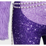 Adulte & Enfant Zootopia 2(2025) Gazelle Tenue Violette Cosplay Costume