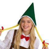 Accessoire Festival de la Bière Chapeau Pointu Marron/Vert/Blanc Adulte
