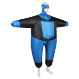 Déguisement Invincible Saison 3(2025) Mark Grayson Gonflable Combinaison Jaune/Bleue Costume d'Halloween