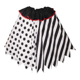 Cosplay Costume Art the Clown Terrifier Film Cosplay Cape Noire et Blanche Homme