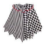 Cosplay Costume Art the Clown Terrifier Film Cosplay Cape Noire et Blanche Homme