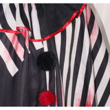 Cosplay Costume Art the Clown Terrifier Film Cosplay Cape Noire et Blanche Homme