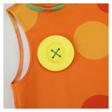 Cosplay Costume Dolly Film Cosplay Robe Jaune Enfant