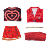 Cosplay Costume Enfant Red Descendants: Wicked Wonderland(2026) Film Cosplay Tenue Rouge