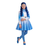 Cosplay Costume Evie Descendants: Wicked Wonderland(2026) Film Cosplay Robe Bleue Adulte & Enfant