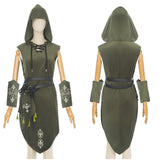 Cosplay Costume Halloween Carnival Party Suit Medieval Elven Queen   