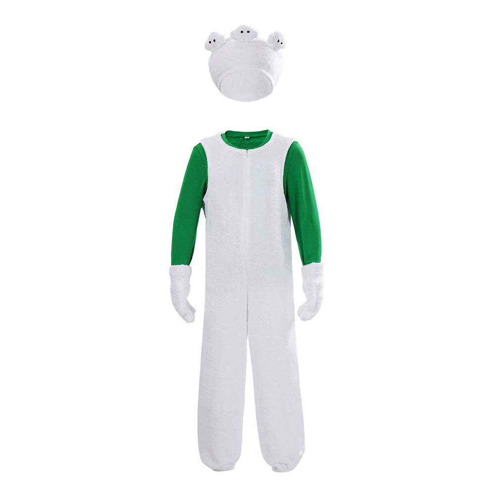 Déguisement Luigi The Super Mario Galaxy Movie(2026) Tenue Blanche et ...