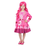 Cosplay Costume Pink Descendants: Wicked Wonderland(2026) Film Cosplay Robe Rose Adulte & Enfant