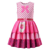 Cosplay Costume Pink Descendants: Wicked Wonderland(2026) Film Cosplay Robe Rose Adulte & Enfant