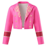 Cosplay Costume Pink Descendants: Wicked Wonderland(2026) Film Cosplay Robe Rose Adulte & Enfant