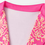 Cosplay Costume Pink Descendants: Wicked Wonderland(2026) Film Cosplay Robe Rose Adulte & Enfant