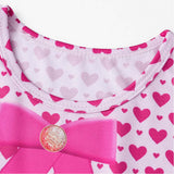 Cosplay Costume Pink Descendants: Wicked Wonderland(2026) Film Cosplay Robe Rose Adulte & Enfant